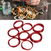 8 Rolls 0.6‑3mm DIY Jewelry Beading Wire Aluminum Craft Wire