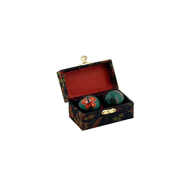 QiGong Singing Ball 1 Pair with Sound Mechanism, Meditation Ball,