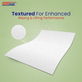 [Bulk 300-Count] Hand Sanitizing Wipes - With Bucket Dispenser (300 Count x 1 Packs) Keeping It Clean - 75% Alcohol Wipes In Easy Dispensing Bucket - Durable Traction Cleaning- Enriched With Aloe