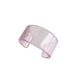 Colorful Acrylic Resin Geometric Simple Open Bracelet Chunky Transparent Wide Cuff Bangle for Women Retro Irregular Resin Wristbands Bracelet Statement Jewelry Gift -Style 5