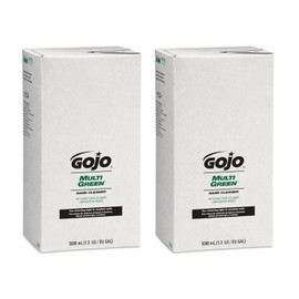 GOJO MULTI GREEN Gel limpiador de manos, aroma ctrico, 5000 ml, dispensador PRO TDX (paquete de 2) - 7565-02                                          