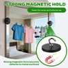 2 Pack Magnetic Retractable Clothes Line for Cabin - Approved