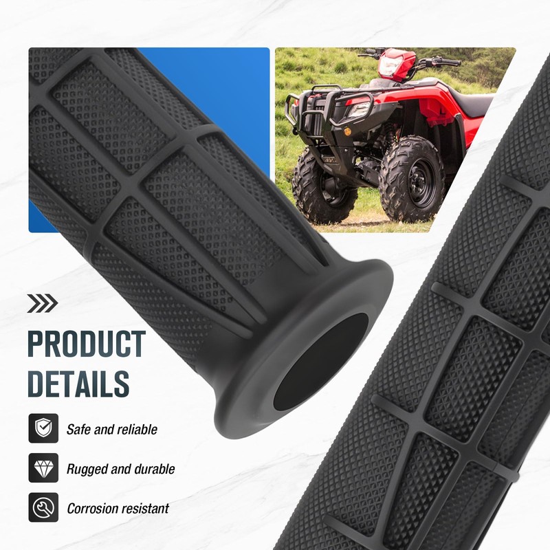 Handlebar Grips for Honda Rubicon 500 520 TRX500 520 Talon