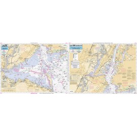 New York Harbor/Raritan Bay, NY - Laminated Nautical Navigation & Fishing Chart by Captain Segull's Nautical Sportfishing Charts | Chart # NYH114