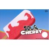 Sour Cherry Ice Cream Bar, Ice Cream Truck Sticker, decal 8"x5"