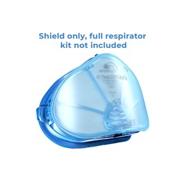 Envo Mask Shield, Blue, Compatible with Envo Mask N95 Respirator, Protective & Lightweight Physical Barrier, Clip Fastener, Standard, Sleepnet (70003-01)