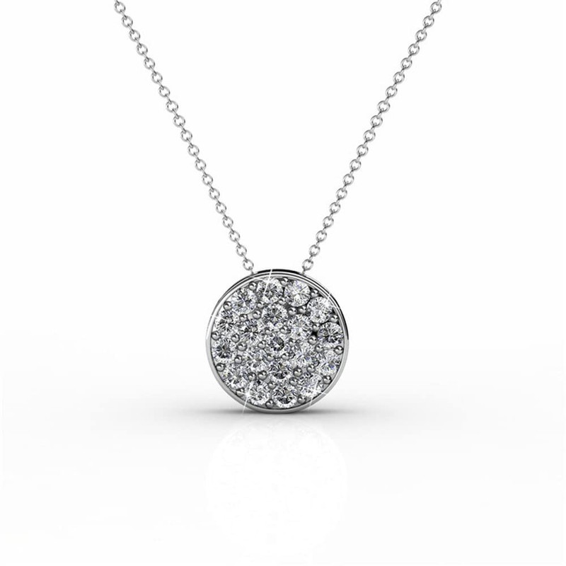 Cate & Chloe Nelly Jewelry Set, 18k White Gold Pendant