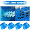 4 Pack Pool Ladder Bumper Plugs for Inground Pool Rubber