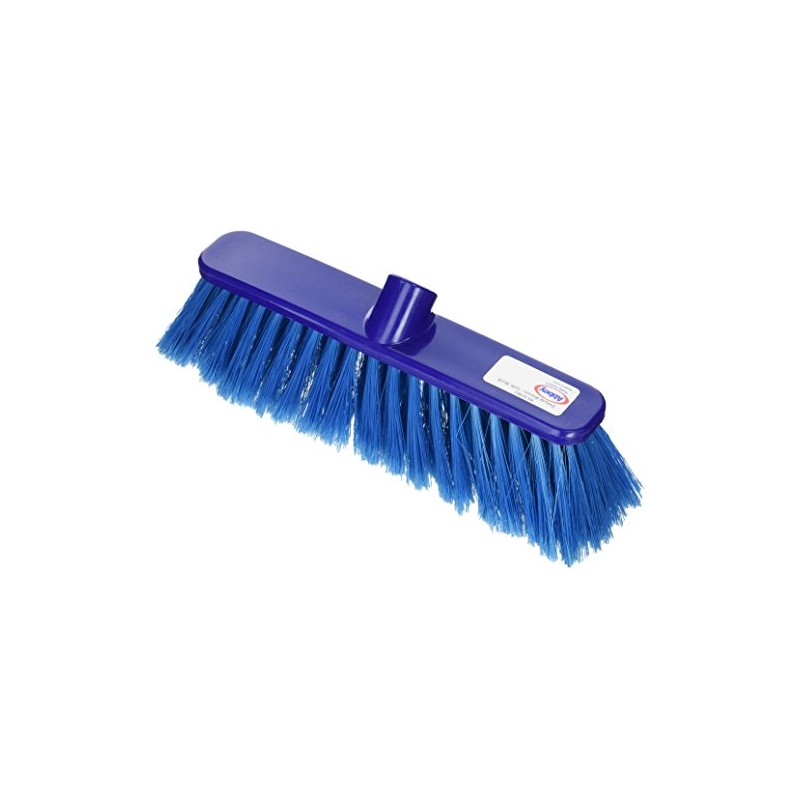BUNZL P04047 Broom Head, Soft, 30 cm, Blue