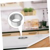 OHPHCALL Concealed Recessed Trash Bin Cover Stainless Steel Built Flap