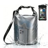 Bolsa Seca Impermeable Deportes Acuáticos con Funda Celular (Negro, 5L)