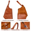 Utenwat Hobo Bags for Women Retro Vegan Leather Womens Slouchy
