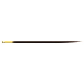 Clover 4971 Clover No.10 Agujas Apliques/Sharps, Negro/Oro
