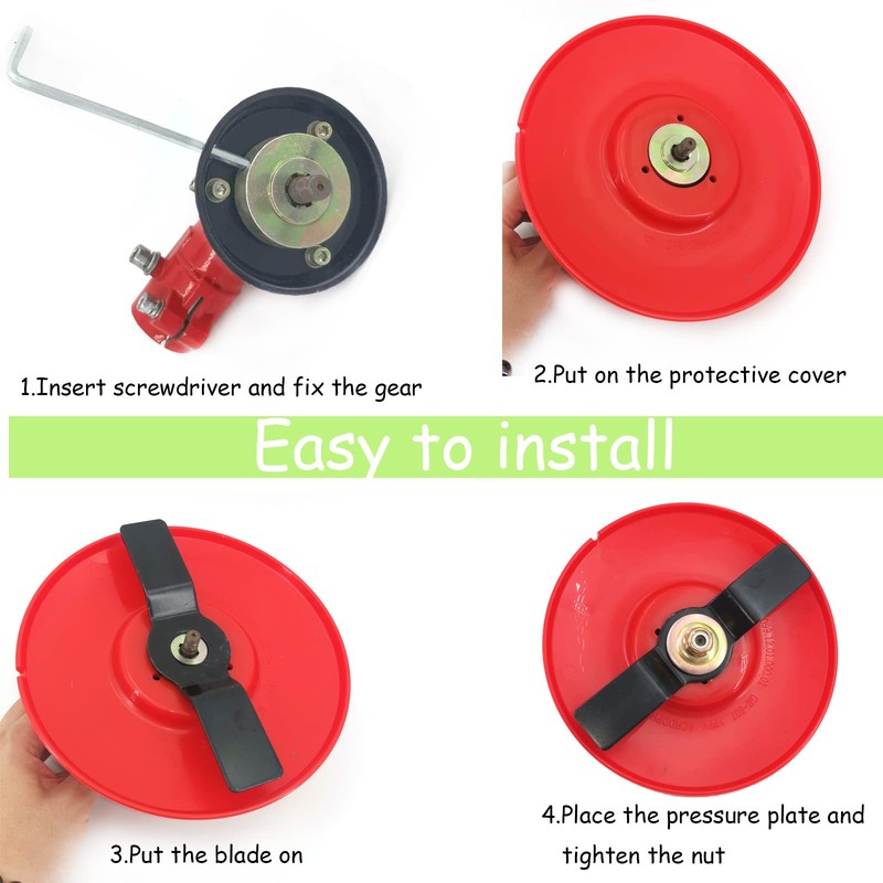 BGTOOL 8 inch Weeder Plate Trimmer Head Weed Eater 25.4mm