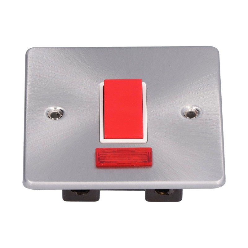Wall Plate Switch Double Inlet Outlet 45A Air Conditioning Panel