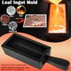 100 oz Troy Ounce Gold Bar Loaf Cast Iron Ingot