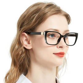 WEMOOTANTS Oversized Reading Glasses 4.0 Designer Readers for Women Retro Cat Eye Large Frame 6.0 5.0 4.0 3.5 3.0 2.75 2.5 2.25 2.0 1.75 1.5 1.25 1.0 Bling Reading Glasses Black