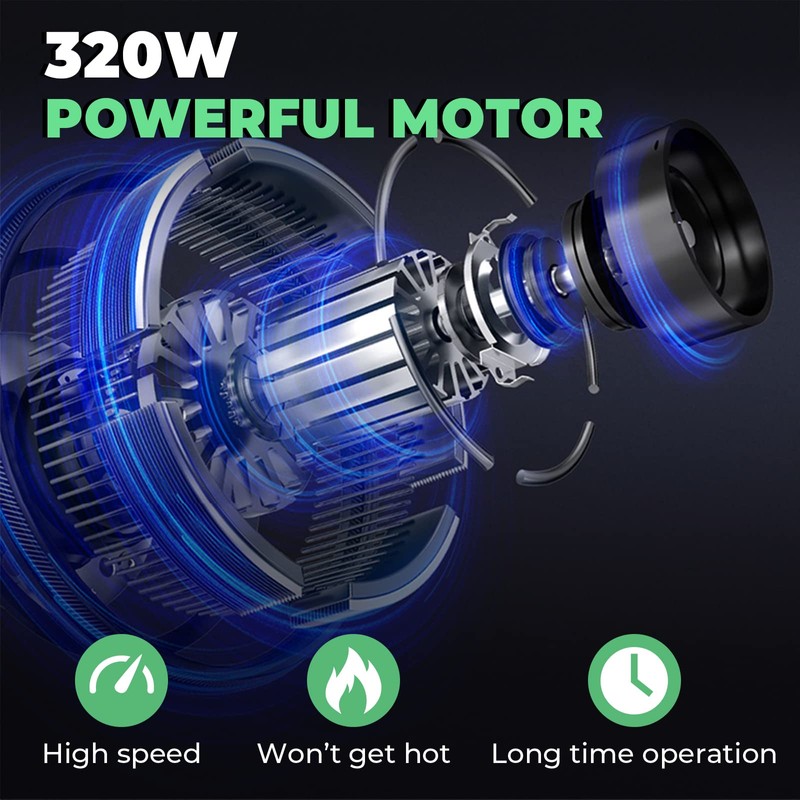 Flyrivergo Bench Buffer Polisher with Accessories Adjustable Variable Speed Multi-Function