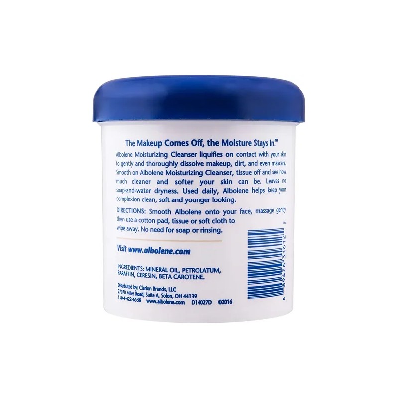 Limpiador Hidratante Albolene Desmaquillante Natural 340gr