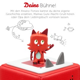 tonies Audio Figure for Toniebox, Creative Monster, to Play Yourself, 90 Minutes Memory for Own Recordings, Music or Goodnight Stories, Suitable for Children from 3 Years