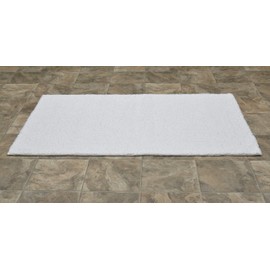 Garland Rug Queen Cotton Washable Rug, 30-Inch by 50-Inch, White
