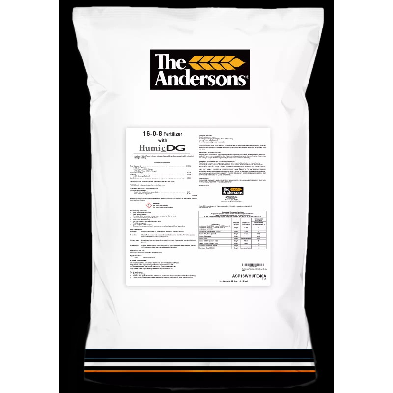 The Andersons Professional PGF 16-0-8 Fertilizer with Humic DG (40lb)