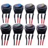 8PCS Rocker Switch,Car Switch 12V with LED Light, Mini Toggle