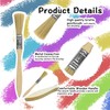 PDKKFF 40PCS 1/2 inch Paint Brush Set, Chip Paint Brushes,
