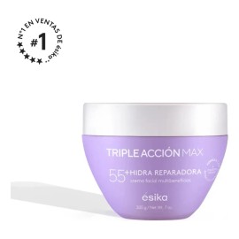 Esika Crema Facial Triple Acción 55+ Hidra Reparadora Momento De Aplicación Día/noche Tipo De Piel Todo Tipo De Piel