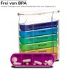 Foubiss 7 Day Pill Box - BPA-Free | Small Pill