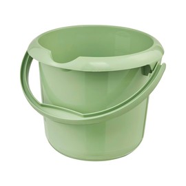 keeeper Mika Eco Line Bucket with Spout, Integrated Measuring Scale and Ergonomic Handle, 5 Litre (Eco Grass Green)