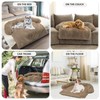 Calming Dog Bed Fluffy Plush Dog Mat for Furniture Protector