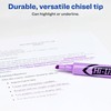 Avery 24060 Highlighter, Chisel Point, 1DZ, Fluorescent Purple