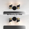 URSOLA Bathroom Lighting Fixtures Over Mirror, 2 Lights Bathroom Vanity