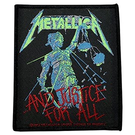Metallica And Justice For All Patch Woven 8.5 x 10 cm