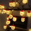KH Serie De Luces Mono De Nieve Santa Navideñas Decoracion