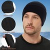 EINSKEY Cuffed Beanie Hat, 2-Pack Unisex Classic Slouch Knit Hat
