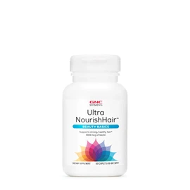 GNC Women's Ultra NourishHair Vitamins | Supports Healthy Hair, Skin and Nails | Biotin with Vitamins C, E and Zinc | Daily Supplement | 60 Count