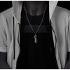 Spartan Warrior Helmet Necklace for Men, Steel Greek Soldier Pendant