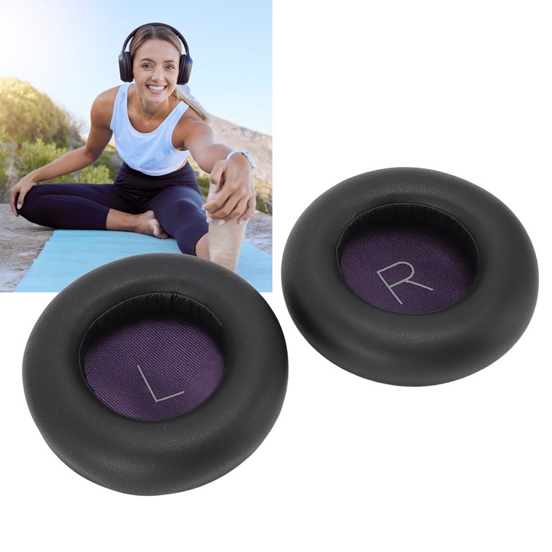 Headphone Ear Pads Comfortable Protein Leather Noise Isolating Earpad Covers