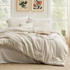 Bedsure King Size Comforter Set Beige, 7 Pieces Lightweight King