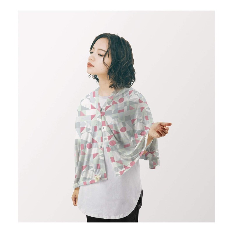 Elecom HCC-SC21PN Cool Scarf, Contact Cool, Heat Prevention Goods, Ice