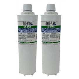Neo-Pure NP-EWS Compatible Replacement Water Filter for Elkay 51299C, 51300C, WSF6000R and Halsey Taylor 55898C | Reduces Contaminants for Clean, Fresh Drinking Water (2-Pack)