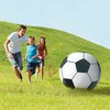 GoFloats Giant Inflatable Soccer Ball - Made From Premium Raft