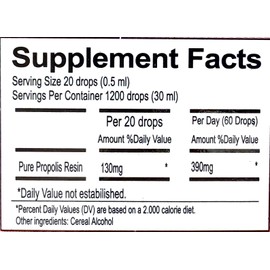 Uniflora Brazilian Green Bee Propolis Liquid Extract – Strong Type 55% Concentration – 30ml (6)