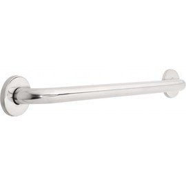 Delta 41124-ST Commercial Grab Bar with Concealed Mounting, 24-Inch, Bright Stainless Steel