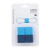 BlueLounge CableClips, Cable Management System (Medium, Dark Blue/Light Blue)