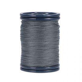 sourcing map 0.6mm Polyester Sewing Thread 82 Yards Extra Strong Upholstery Thread Lightly Wax String for Manual and Machine Sews Grey