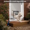 Ownpets Ownpets Pet Screen Door,Inside Door 8x10x0.4 inch,Lockable Magnetic Flap