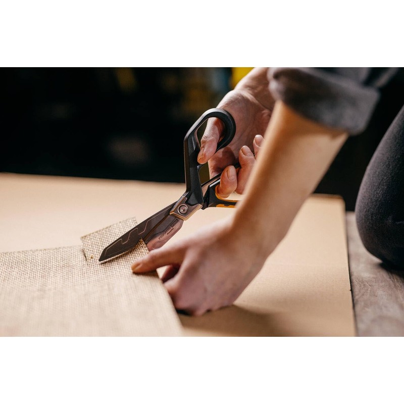 Fiskars High Performance Scissors, Up to 30% More Power, Length